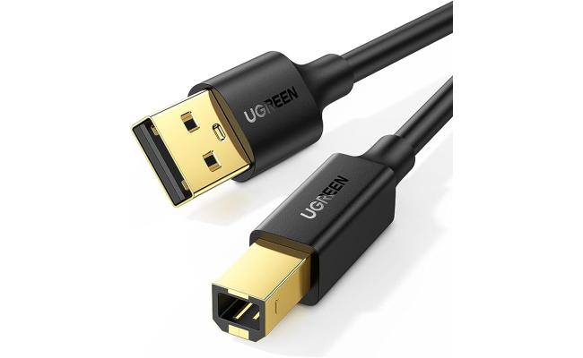 UGREEN USB Printer Cable - USB A to B Cable, 2.0 USB B Cable High-Speed Printer 1.5M